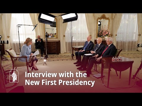 New First Presidency Discusses Key Issues and Shares Hopes for the World