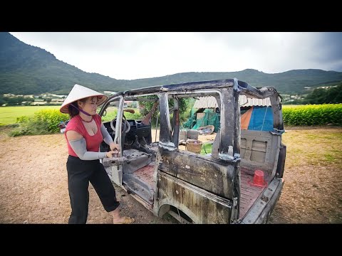 Genius girl repairs and rebuilds old cars -(P2).