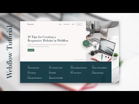 Webflow Tutorial: Ten Tips for Creating a Responsive Website