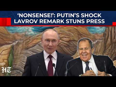 Putin Breaks Protocol With Rare 'Nonsense!' Lavrov Comment, Reporters Caught Off Guard In Kyrgyzstan