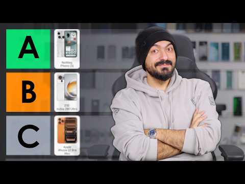 اختبرت الكل… وهذا ترتيبي النهائي | Tier List جوالات 2025 🥇