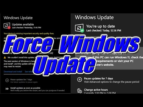 Force Windows to Update