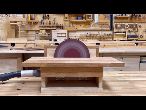 Dust removal / Making a 225mm circular sander / Woodworking DIY