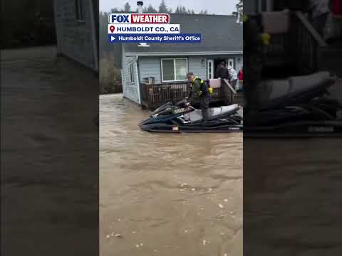 WATCH: Swift-Water Rescue Teams Help Families, As Northern California Swamped By Flooding