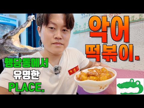 [떡볶이] 많은 연예인분들도 섭취한 '서울시 행당동 - 악어떡볶이'.