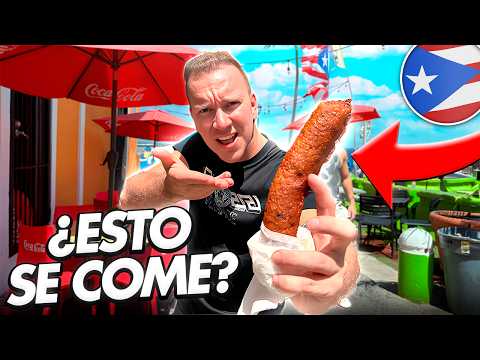 PROBANDO COMIDA CALLEJERA EN PUERTO RICO ft. @elviajerojuanortega