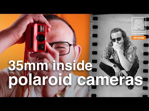 Shooting 35mm film inside Polaroid cameras! - Forbidden formats in the SX-70, Go, Spectra, & I-Zone