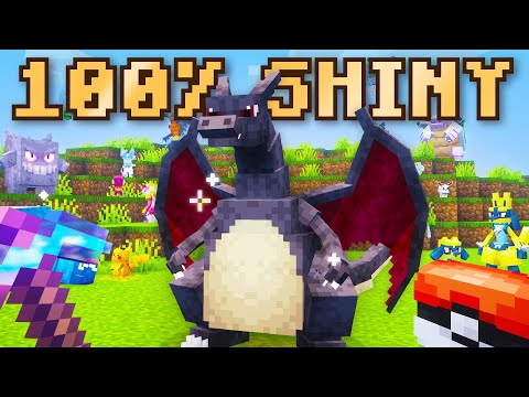 I Reached 100% Shiny Odds in Pokemon Minecraft!