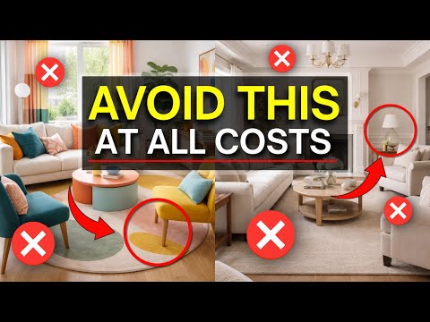 8 Living Room Design Mistakes That You Will Regret later
