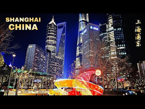 Incredible China Future City Walk Travel~Shanghai Gorgeous Landmark is Impressive！