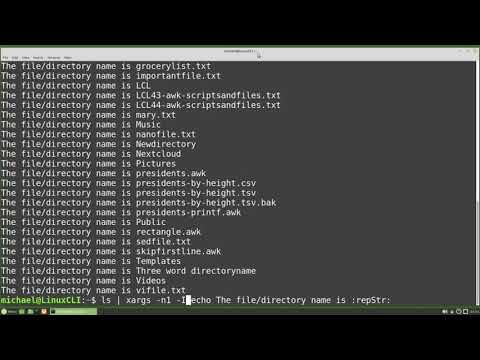 Linux Command Line (45) xargs