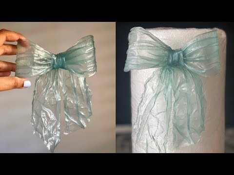 Rice paper Bow 🎀 | How to make a bow from Rice paper | Bow tutorial for cakes