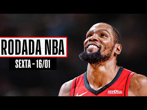 KEVIN DURANT é CLUTCH no fim com VIRADA em cima dos WOLVES - Rodada NBA 16/01