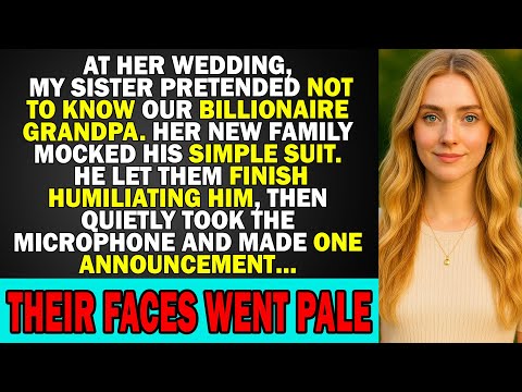 My Sister Pretended Not to Know Our Billionaire Grandpa at Her Wedding, Until The $1B Bill Came Due
