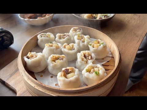 农家芋头烧卖 好吃无负担 无麦麸【田园时光美食】