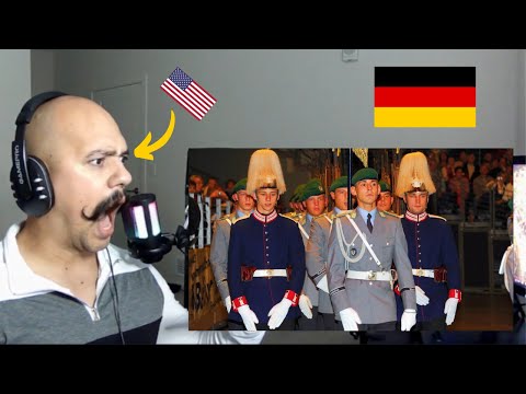 American Reats to German Guard of Honour in Prussian Tradition | Kompanie Wachbataillo Bundeswehr