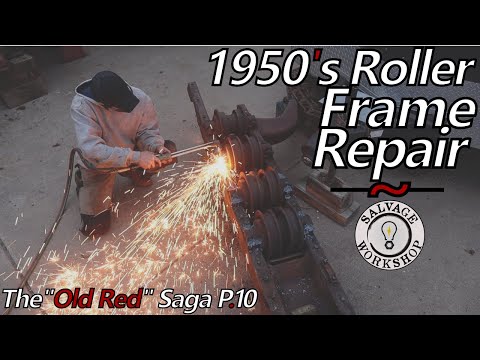 Learning "The Way of the Torch" on Old Red's Roller Frame ~ Part 10 ~ 1950s Caterpillar TraxCavator