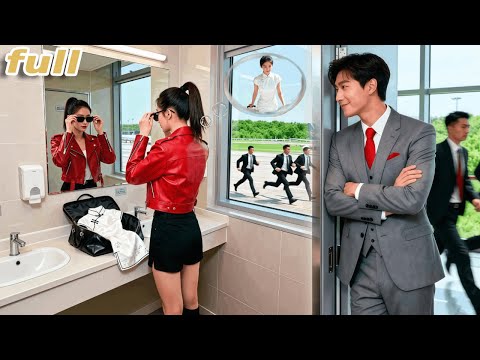 On The Run, Sweet Girl Turns Wild Biker Babe in Restroom! Unaware CEO Came To Refuse Her Is Smitten!