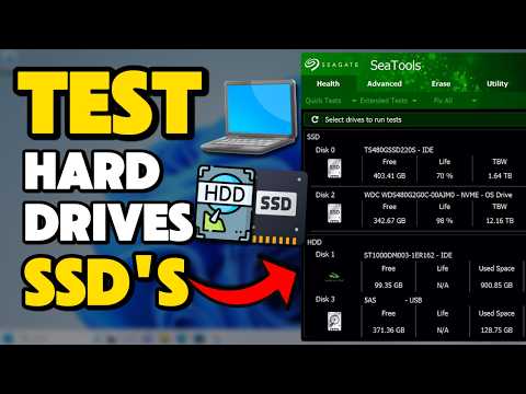 How to Test Your Hard Drive or Solid State Drive for Errors!