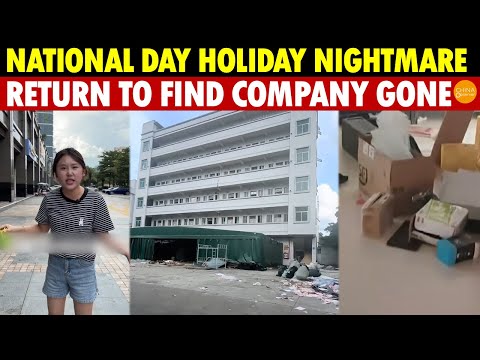 A Huge Wave of Companies Flee During China’s Holiday, Employees Shocked to Find Company Gone