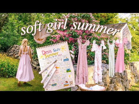 The First Days of Summer 🦋🌿🌞🧃my summer bucketlist & mood board + books, coastal cottagecore vlog