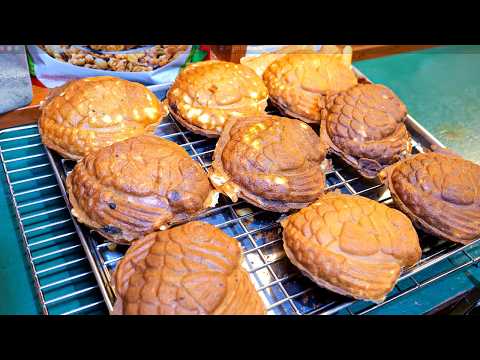 I Tried This Fish-Shaped Dessert in Korea 🇰🇷 (Taiyaki Reaction!)