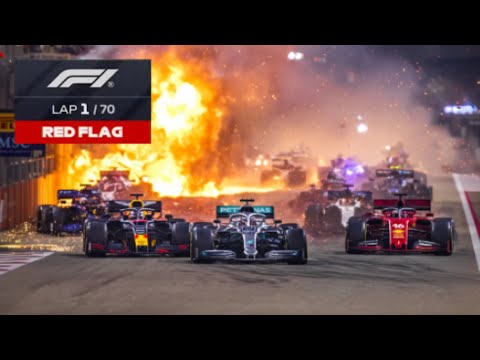 F1 First Laps But They Get Increasingly More Chaotic..