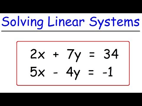 How To Solve Linear Systems Using Substitution By Avoiding Fractions!