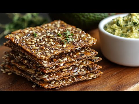 Keto Crackers That Will Amaze You With Their Crunch! 🌱 Health Benefits Without Flour and Sugar