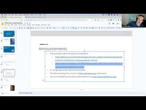 WordPress Coding Standards