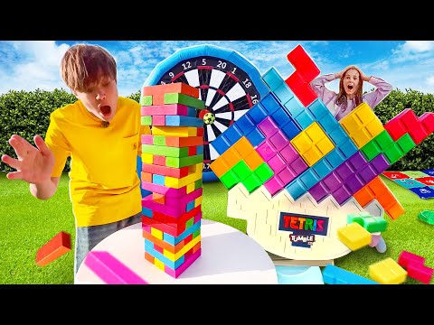 Гигантские копии популярных настольных игр