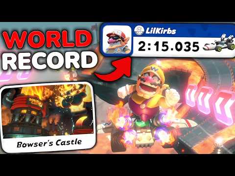 I GOT A WORLD RECORD IN MARIO KART WORLD!