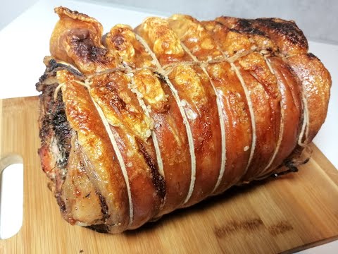 Homemade Porchetta - a step-by-step tutorial with doses, method, and cooking times.