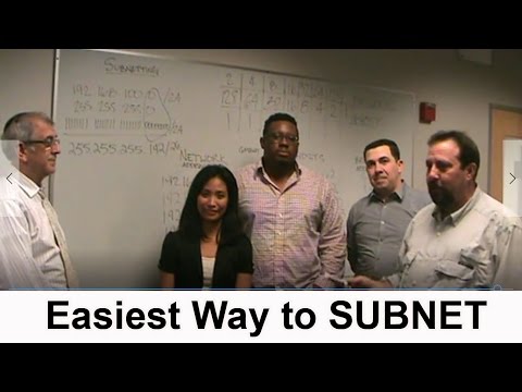 Easiest Way to SUBNET tutorial by CISCO Students (based on given number of hosts and networks)