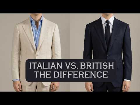 Italian vs British Suits: What's the Difference?