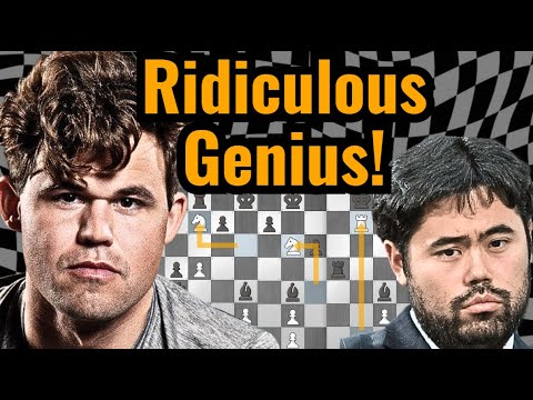 Magnus Carlsen SHOCKS Hikaru w/ MIND-BLOWING Triple Sacrifice!