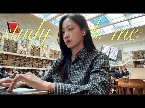 시드니 도서관에서 같이 공부해요! 🐨🇦🇺 STUDY WITH ME (real sound real time, 100min)