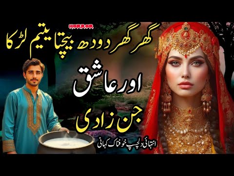 Ghar Ghar Doodh Bechta Yateem Larka Aur Aashiq Jinzadi | Real Jinnat Love Story | Urdu Horror