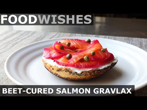 Beet-Cured Salmon Gravlax - Food Wishes