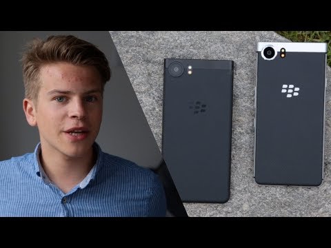 BlackBerry KEYone Black vs Silver!