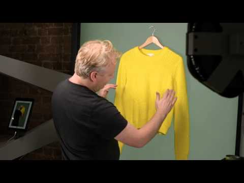 How to Photograph a Sweater on a Hanger