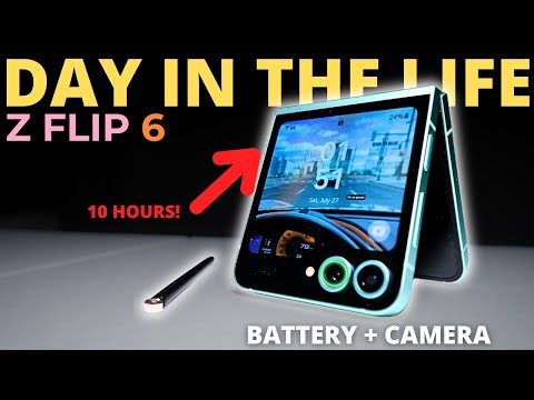 Z FLIP 6: DAY IN THE LIFE (BATTERY AND CAMERA TEST)!