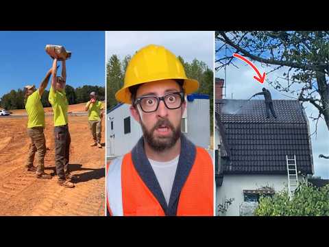 1 Hour Compilation: Funniest Job Site Fails Ever 😂
