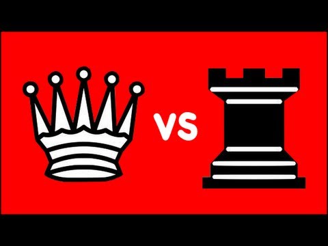 Chess Endgame: Queen + King vs Rook + King (Philidor)