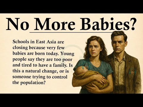 No More Babies: Is It a Natural Disaster or a Plan? ||🐣Learn English Through Story Level 3