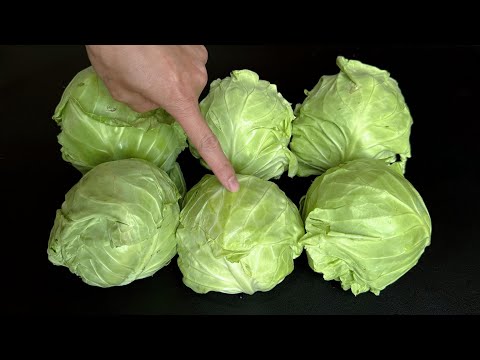包菜買多了,千萬不要放冰箱保存!教你一個土方法,放一年依然新鮮好吃, Cabbage Storage Tips: Keep It Fresh for a Year !