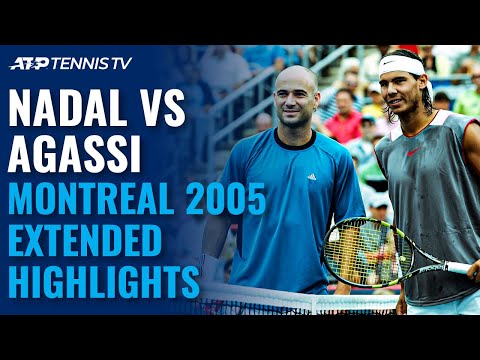 Rafael Nadal vs Andre Agassi: Classic Tennis Highlights | Montreal 2005 Final