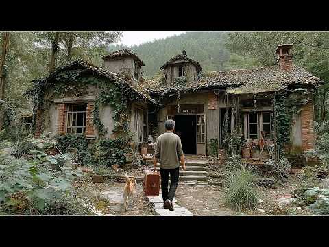 Having escaped an unhappy marriage, the man transformed an abandoned house into his dream paradise