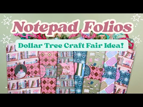 So Many Notepad Folios!  ✨TUTORIAL✨ Use up an entire paper pad!