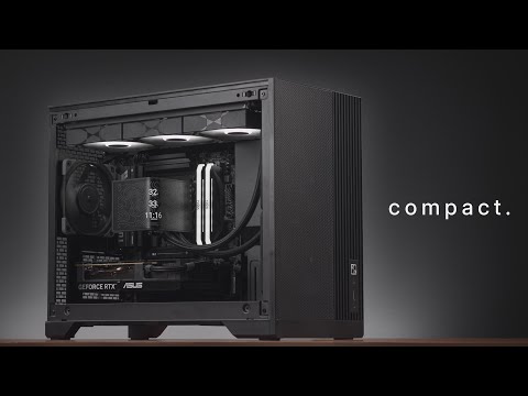 All Black Minimalist Micro ATX Build - Phanteks XT M3